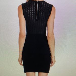 NWT DVF ink wool blend knit body con sleeveless. M